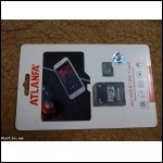  ATLANFA 16 GB microSD+ SD adapter 