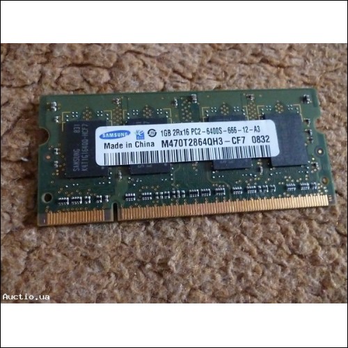     Samsung SODIMM DDR2 1Gb 800MHz 6400s CL6 (M470T2864QH3-CF7) 
